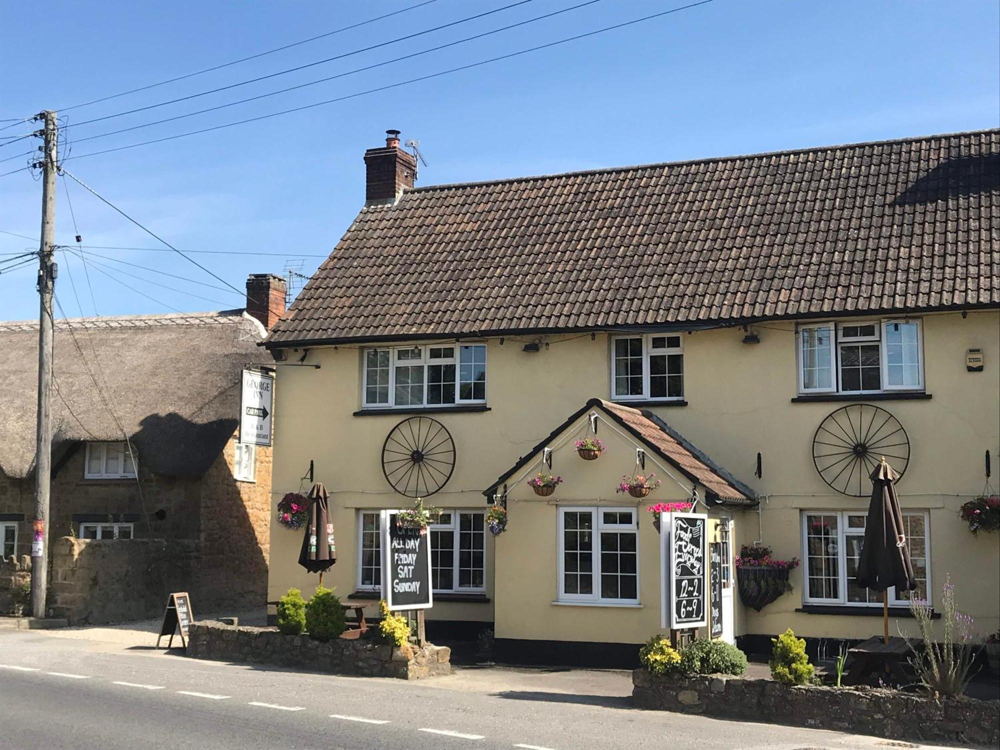 Bed and Breakfast The George At Donyatt Ilminster Exterior foto
